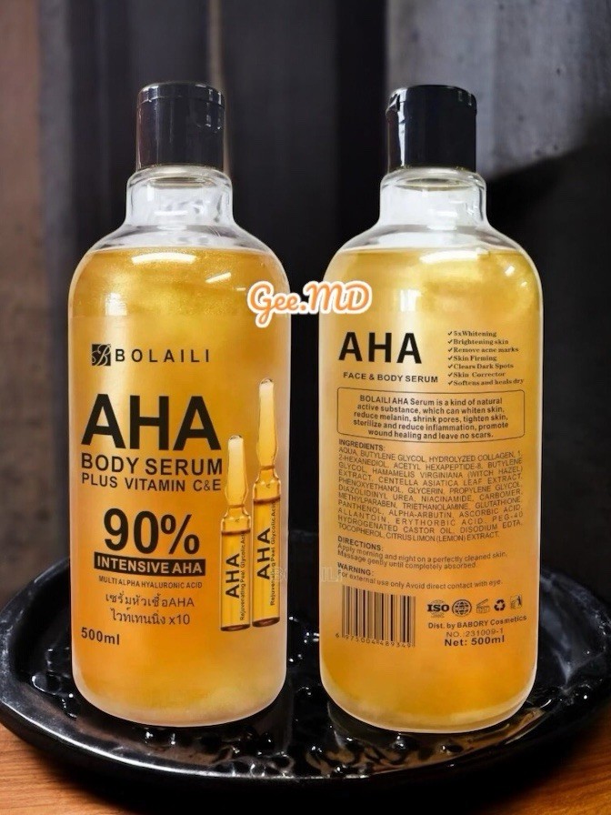 BOLAILI face body Serum AHA Whitening 500ml USA Stock