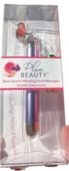 Plum Beauty Anti Aging Rose Quartz Vibrating Facial Massager Smooth Rejuvenates