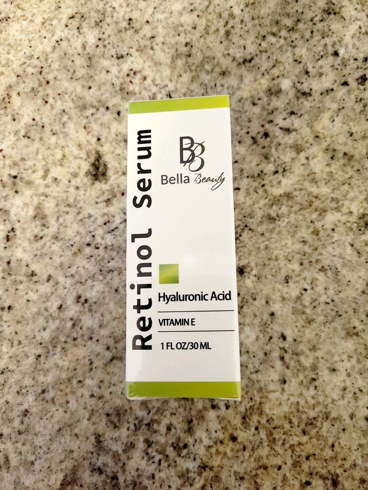 Bella Beauty Retinol Serum Vitamin E Anti Aging Face Serum New