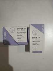 goPure Tighten & Lift Neck Cream + Firm & Lift Ser um BUNDLE