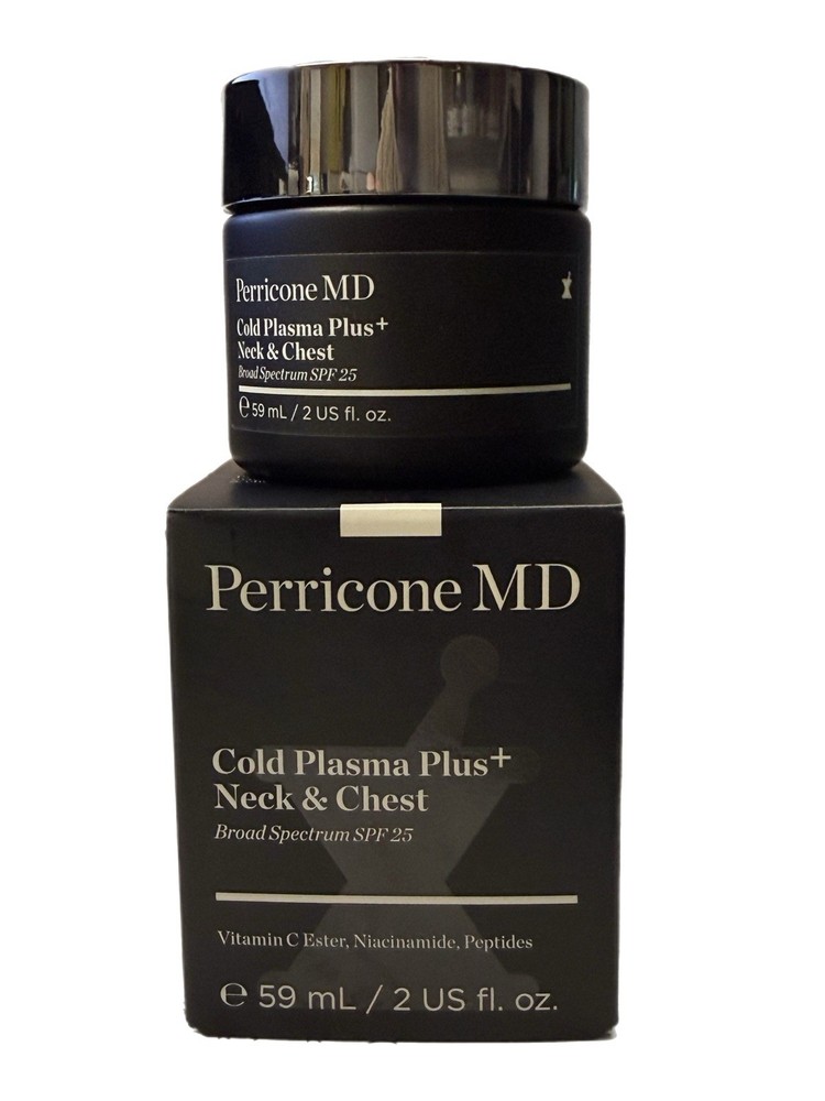 Perricone MD Neck Chest Cream SPF 25 Cold Plasma Plus 2 Oz Exp 04/2028