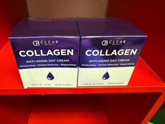 LOT of 2 – Clear Beauty Collagen Anti-Aging Day Cream CB Moisturizer 1.69oz NIB