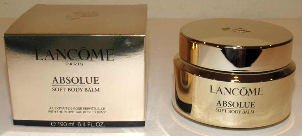 Lancome Absolue Soft Body Balm 6.4 Oz 190 mL Full Size Rose Moisturizer NIB