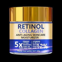 Retinol & Collagen Face Cream 60g Anti Aging Firming Moisturizer Hyaluronic Acid