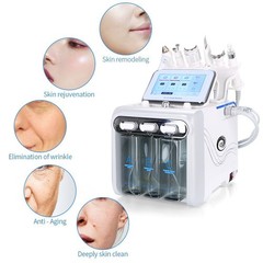 6/7 in 1 Hydrogen Water Facial Cleaner Aqua Peel Dermabrasion Beauty Machine