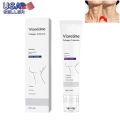 1-5PCS Collagen Fullerene Neck Cream Firming Tightening with Roller 50g~US STOCK