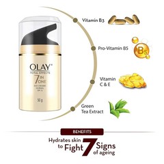 Pack 2 Crema de día anti-vejecimiento Olay Total Effects 7 en 1 FPS 15 – 50