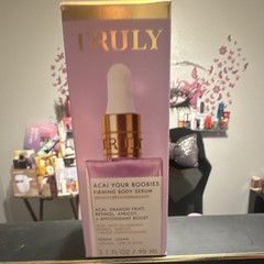 TRULY Acai Your Boobies Firming Body Serum Vegan Retinol Dragon Fruit 3.1 fl oz