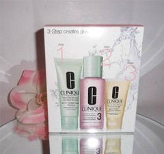 Clinique 3-Step Skin Care System Type 3 Combination Oily to Oily Skin 3pc Set