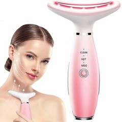 3-in-1 Heated Face & Neck Massager Anti Aging Skin Tightening Beauty Tool