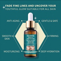 OLAVITA Liquid Solution – All Skin Types Hydrating Serum for Youthful Glow