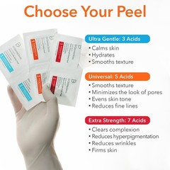 Extra Strength Daily Peel Pads – 2-Step Exfoliating Treatment for Anti-Aging, Sm
