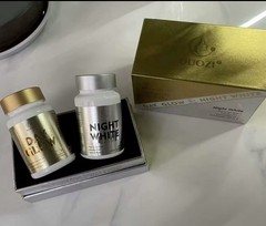 Duozi Day Glow& Night White Set Whitening Anti Aging 2 In 1 Glutathione Collagen