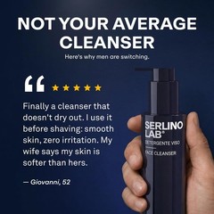 Serlino Lab Face Cream – Moisturizer with Retinol and Hyaluronic Acid, Refreshin