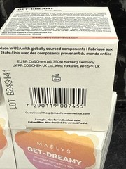 4x MAELYS Get-Dreamy overnight toning body whip 1oz TRAVEL SIZE NEW 🔥4oz total