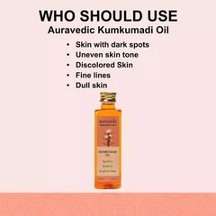 Pack of 2 Auravedic Kumkumadi Oil 100 ml Each For Healthy Skin & Visible Glow t7