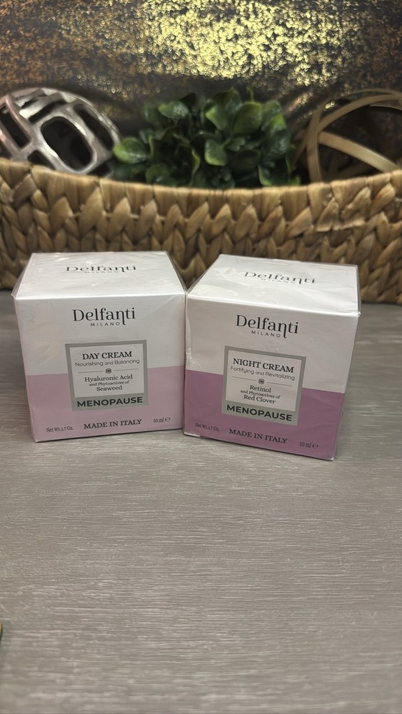 Delfanti Milano Menopause Day & Night Cream Duo Hyaluronic Retinol Set