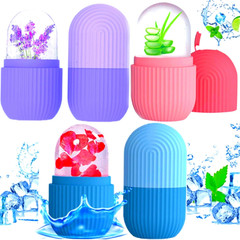 Pack of 3- Ice Roller for Face, Eyes, Body Massage. Natural Cold Therapy to Elim