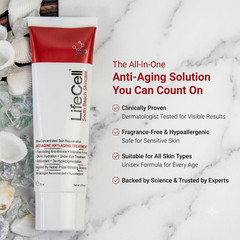 LifeCell All In One Anti Aging Cream Retinol Vitamin C Hyaluronic Acid DMAE 2.54