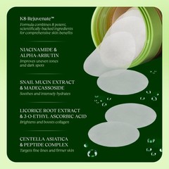 JiYu Toning Polish Pads – Korean Skincare for Dark Spots & Dull Skin – 100 Count