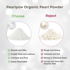 Pearl Powder Organic, 100G 100% Natural DIY Skincare, Anti-Aging, Minimizes Pore