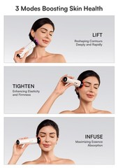 INIA 3in1 Skin Tightening Device True Beauty Glow Facial Massager Red Light T…