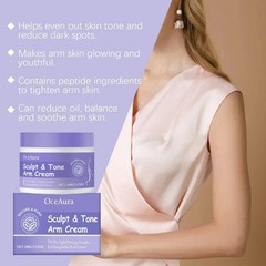 2PCS Sculpt & Tone Arm Cream – Firming and Tightening Cream for the Arms, Smooth