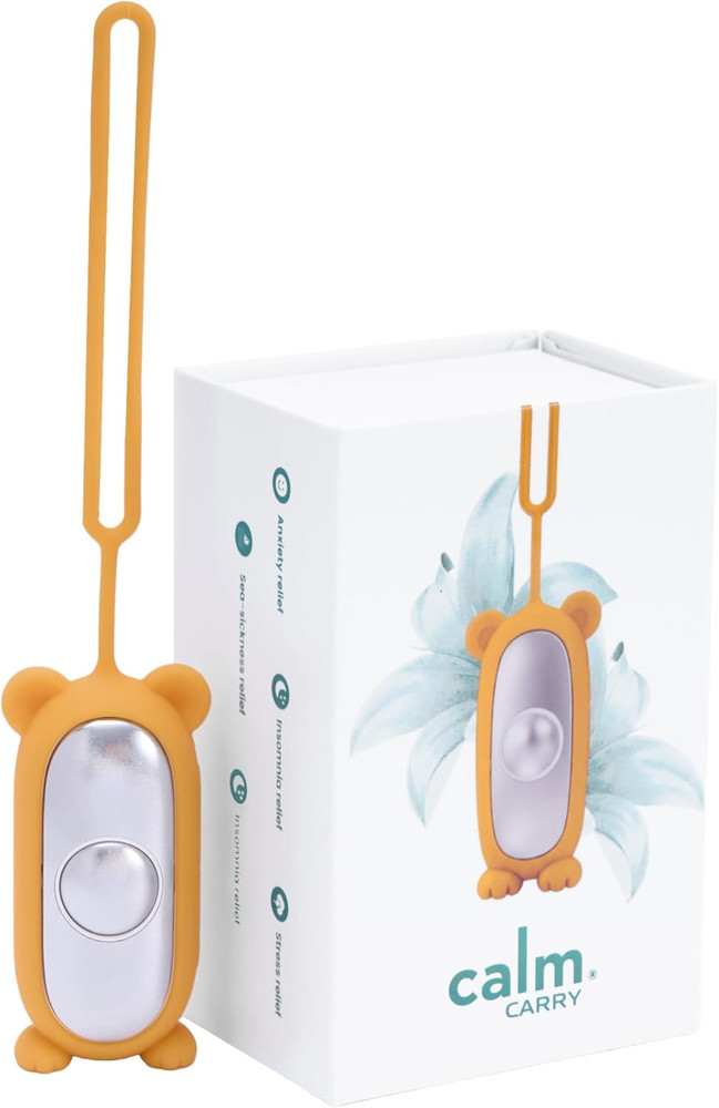 Glowco Calmcarry Mini Bear Kids Sleep Aid Device – Handheld Microcurrent Relaxat