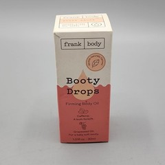 Frank Body Booty Drops Firming Body Oil – Full Size 1.01 fl oz / 30 ml – NEW