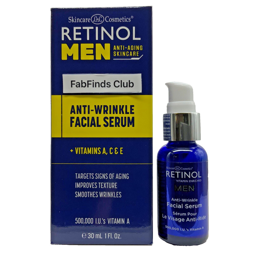 Retinol Men’s Anti Wrinkle Facial Serum-Wrinkles,Lines,Tone, Firm