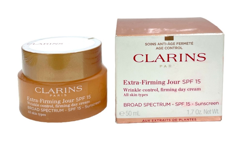Clarins Extra-Firming Jour Wrinkle Control, Day Cream SPF 15 (50ml/1.7oz) NEW!