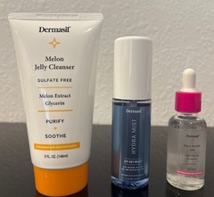 3PC Dermasil Skincare Set – Jelly Cleanser, Hydra mist, Face Serum Oil