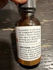 Lot of 2 artnaturals Vitamin C Brighten Revitalizing Formula Serum” Exp 04/2028