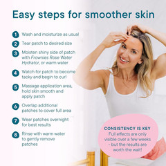Forehead and between the Eyes Wrinkle Patches – Hypoallergenic Facial Patches to