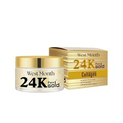 24K Gold Collagen Face Cream for Fine Lines, Brightening, Firming & Hydrating Ca