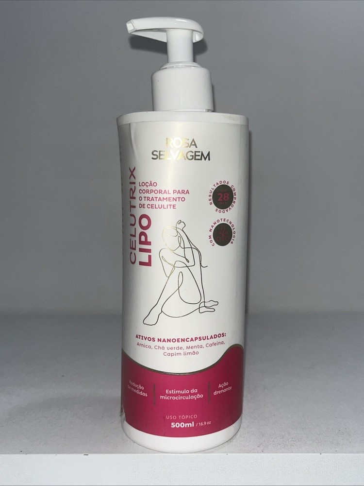 New Rosa Selvagem Celutrix Lipo, Cellulite Treatment Lotion, 500ml, DamagedOuter