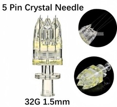 Crystal Multi Needle 5 Pin Mesotherapy Microneedle Replace Needle for Skin Care