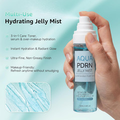 PDRN Jelly Mist Serum, Ultra-Fine Hydrating Face Mist Spray, Face Spray Mist Hyd