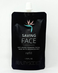 Beauty Society Saving Face Anti-Aging Foaming Facial Mask BTX REFILL 1.76 fl oz