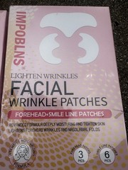 Lot Of 10 Wrinkle Facial Patches Forehead Smile Line 9 Pieces Each
