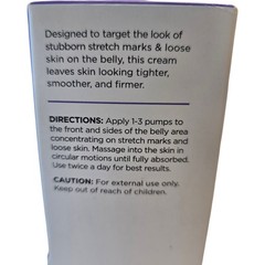 Go Pure Tighten And Smooth Belly Cream New 4.25 oz.