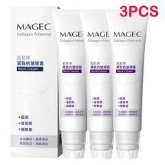 Fullerene Collagen Magec Neck Cream Firming Tightening with Roller