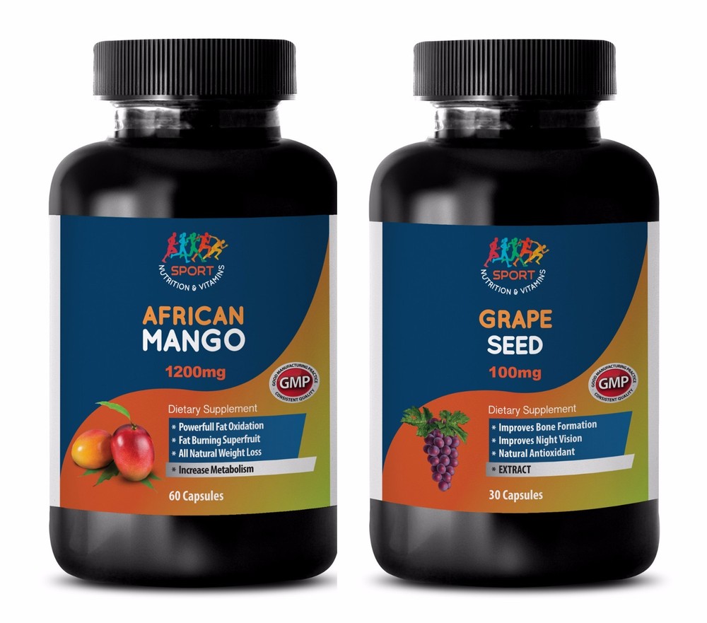 antioxidant health – AFRICAN MANGO – GRAPE SEED EXTRACT COMBO 2B – grape seed po