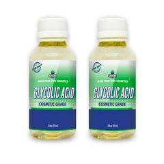 Myoc Glycolic Acid Liquid 100% Pure & Orginal Ingredients – {115ml/3.8oz} Pack 2