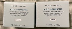 SKINCEUTICALS ORIGINAL A.G.E. INTERRUPTER CREAM EACH .5 Oz = 1 Oz AUTHENTIC