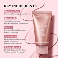 Medicube Collagen Overnight Wrapping Peel Off Facial Mask Pack FREE SHIPPING