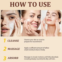 Crema De Cebo De Res Miel 4.2 Oz Para La Cara y La Piel Sevo Cevo Sebo En Oferta