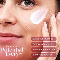 Meglow Skin Brightening Moisturizer Cream for Women – 2x30g, Even Tone