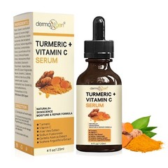 4 FL OZ – TURMERIC FACE SERUM PURE + VITAMIN C & HYALURONIC ACID, ORGANIC