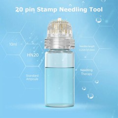 20 Pins Bottle Titanium Roller System For Facial Treatment Acne Skin Care Tool